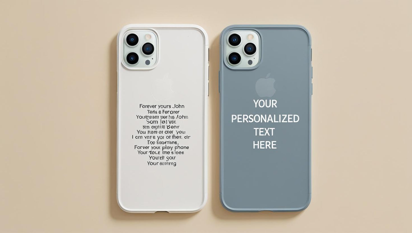 Coque de téléphone personnalisée – avec photo, texte ou logo